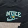 Squirtle Nike Embroidered Sweatshirt, Pokemon Embroidered Shirt, Best Gifts for Anime Fans