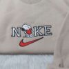 Snoopy Heart Nike Shirt, Custom Nike Embroidered Sweatshirt, Best Valentine’s Day Gifts