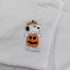 Snoopy Pumpkin Embroidered Sweatshirt, Cute Halloween Sweatshirt, Halloween Gifts for Friends