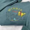 Winnie Pooh Embroidered Sweatshirt, Disney Embroidered Hoodie, Best Gifts for Family