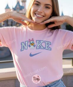 Cute Daisy Duck Embroidered Sweatshirt, Walt Disney Embroidered Hoodie, Cartoon Embroidered T shirt (3)