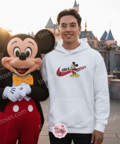 Mickey Mouse Just Do It Embroidered Hoodie, Custom Disney Sweatshirt, Mickey Embroidered Tee (1)