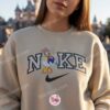 Daisy Duck Embroidered Sweatshirt, Custom Cartoon Hoodie, Disney T-shirt, Bestie Matching Shirts