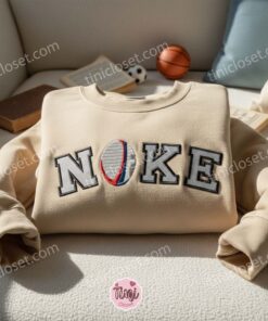 Rugby Embroidered Shirt, NFL Sports Embroidered Hoodie, Best Gift Idea