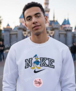 Donald Duck Disney Embroidered Shirt, Custom Cartoon Hoodie & Sweatshirt, Galentine Gift Ideas