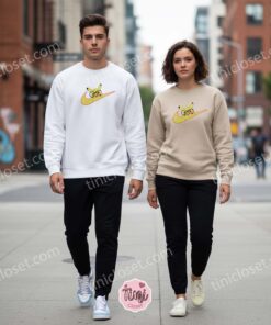 Pikachu With Glasses Embroidered T-Shirt, Cute Pokemon Sporty Hoodie, Custom Anime Crewneck 1 Pikachu With Glasses Embroidered T Shirt, Cute Pokemon Sporty Hoodie, Custom Anime Crewneck (1)