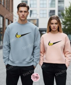 Pikachu Embroidered Sweatshirt, Pokemon Swoosh Hoodie, Anime Crewneck, Custom Embroidered Shirt, Gift for Pokemon Fan 2 Pikachu Embroidered Sweatshirt, Pokemon Swoosh Hoodie, Anime Crewneck, Custom Embroidered Shirt, Gift for Pokemon Fan (3)