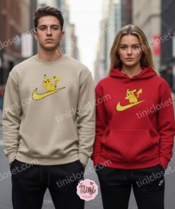 Cute Pikachu Waving Embroidered Shirt, Happy Pokemon Sporty T-Shirt, Anime Streetwear Tee 2 Cute Pikachu Waving Embroidered Shirt, Happy Pokemon Sporty T Shirt, Anime Streetwear Tee (2)