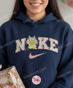 Pikachu Lycanroc Embroidered Sweatshirt, Pokemon Midnight Form Hoodie, Custom Anime Crewneck, Cute Pokemon Gift 2 Pikachu Lycanroc Embroidered Sweatshirt, Pokemon Midnight Form Hoodie, Custom Anime Crewneck, Cute Pokemon Gift (2)