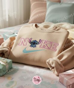 Classic Stitch Original Embroidered Hoodie, Custom Experiment 626 Sweatshirt, Ohana Means Family Crewneck, Gift for Him Her (2)