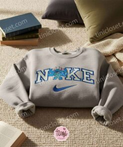 Stitch 4 Arms Muscle Buff Embroidered Hoodie, Strong Experiment 626 Halloween Sweatshirt, Disney Alien Warrior Apparel, Gift for Him Her (3)