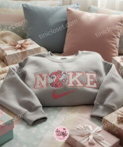 Angel Embroidered Sweatshirt, Custom Experiment 624 Hoodie, Minimalist Ohana Means Family Crewneck, Personalized Disney Gift (3)