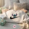 Swoosh Stitch Embroidered Sweatshirt, Custom Experiment 626 Hoodie, Minimalist Ohana Means Family Crewneck, Personalized Disney Gift 2