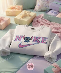 Classic Stitch Embroidered Hoodie, Custom Experiment 626 Sweatshirt, Ohana Means Family Crewneck, Gift for Disney Lovers (1)