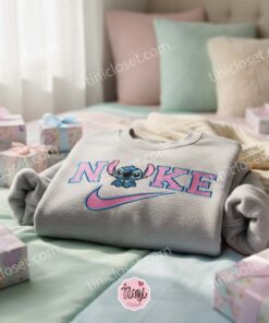 Classic Stitch Embroidered Hoodie, Custom Experiment 626 Sweatshirt, Ohana Means Family Crewneck, Gift for Disney Lovers (2)