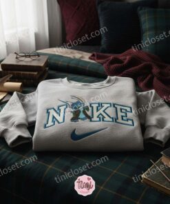 Stitch Cosplay Harry Potter Magic Wand Embroidered Hoodie, Hogwarts Spellcasting Experiment 626 Sweatshirt, Gift for Potterheads (3)