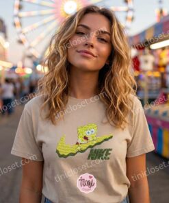 Funny Basketball Sponge Embroidered Sweatshirt, Cool Cartoon Embroidered T shirt, Bestie Matching Shirts (1)