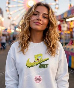 Funny Basketball Sponge Embroidered Sweatshirt, Cool Cartoon Embroidered T shirt, Bestie Matching Shirts (2)