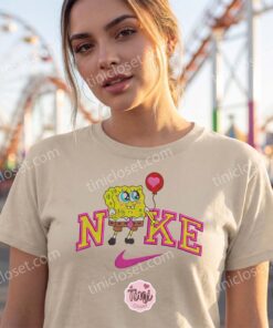 SpongeBob Heart Balloon Embroidered Sweatshirt, Cute Valentine T-shirt, Matching Nostalgic Character Hoodies
