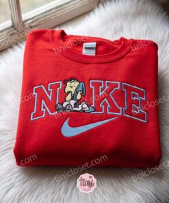 Charlie Brown and Snoopy Embroidered Sweatshirt, Peanuts Cartoon Embroidered Shirt, Oversized Hoodie For Girlfriend, Just Because Gift For Him 3 Charlie Brown and Snoopy Embroidered Sweatshirt, Peanuts Cartoon Embroidered Shirt, Oversized Hoodie For Girlfriend, Just Because Gift For Him (3)