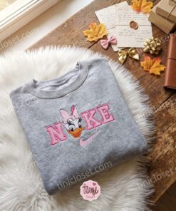 Daisy Duck Embroidered T-shirt, Vintage Disney Character Hoodie, Retro Sporty Cartoon Apparel, Birthday Gift for Her 1 Daisy Duck Embroidered T shirt, Vintage Disney Character Hoodie, Retro Sporty Cartoon Apparel, Birthday Gift for Her (2)