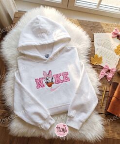 Daisy Duck Embroidered T-shirt, Vintage Disney Character Hoodie, Retro Sporty Cartoon Apparel, Birthday Gift for Her 2 Daisy Duck Embroidered T shirt, Vintage Disney Character Hoodie, Retro Sporty Cartoon Apparel, Birthday Gift for Her (3)
