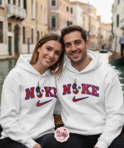 Spider-Man Inspired Swoosh Crewneck, Embroidered Hanging Spidey Hoodie, Embroidered Spidey Heart Gift for Him and Her