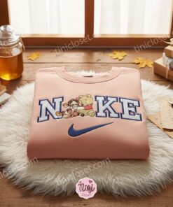 Winnie The Pooh and Tigger Embroidered Sweater, Disney Embroidered Crewneck, Cartoon Embroidered Tee 1 Winnie The Pooh and Tigger Embroidered Sweater, Disney Embroidered Crewneck, Cartoon Embroidered Tee (2)