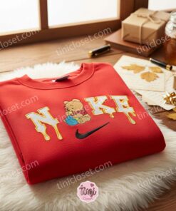 Winnie The Pooh Honey Embroidered Sweater, Disney Embroidered Crewneck, Cartoon Embroidered Shirt 1 Winnie The Pooh Honey Embroidered Sweater, Disney Embroidered Crewneck, Cartoon Embroidered Shirt (1)