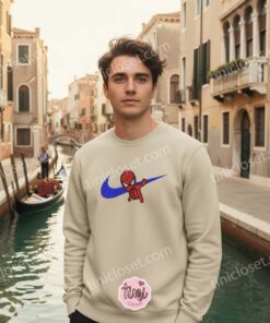 Spider Man Swoosh Movie Embroidered Hoodie, Tshirt, Crewneck Custom Superhero Action Embroidered Apparel (3)