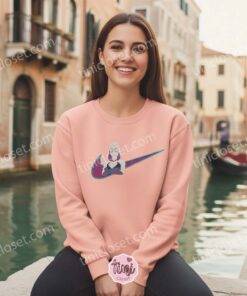 Spider-Gwen Aesthetic Embroidered Crewneck, Marvel Cartoon Superhero Shirt, Galentine Gift Ideas