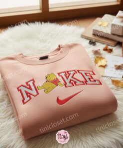 Winnie The Pooh Embroidered Crewneck, Disney Characters Embroidered Sweater, Best Birthday Gifts for Friends