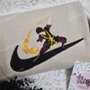 Zuko x Nike Swoosh Anime Embroidered Hoodie, Avatar Embroidered Shirt, Nike Inspired Embroidered Shirt