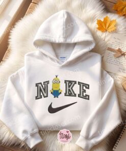 Kevin Minion Embroidered Hoodie, Minions Movie Embroidered Sweatshirt, Sending A Hug Gift (2)