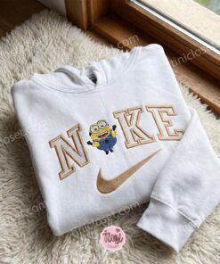 Bob Minion Embroidered Hoodie, Minions Movie Embroidered Sweatshirt, Sending A Hug Gift 2 Bob Minion Embroidered Hoodie, Minions Movie Embroidered Sweatshirt, Sending A Hug Gift (2)