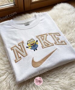 Bob Minion Embroidered Hoodie, Minions Movie Embroidered Sweatshirt, Sending A Hug Gift (4)