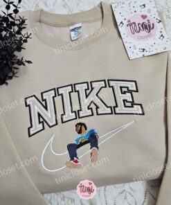 J Cole x Nike Embroidered Sweatshirt, Celebrity Embroidered Shirt, Nike Inspired Embroidered Shirt (4)
