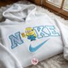 Minion Phil Drinking Beer Embroidered Sweatshirt, Minions Movie Embroidered Hoodie, Unique Gift Ideas For Family And Friends