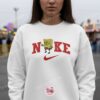 Funny SpongeBob Embroidered Sweatshirt, SpongeBob SquarePants Cartoon T-shirt, Boyfriend Hoodie Gift