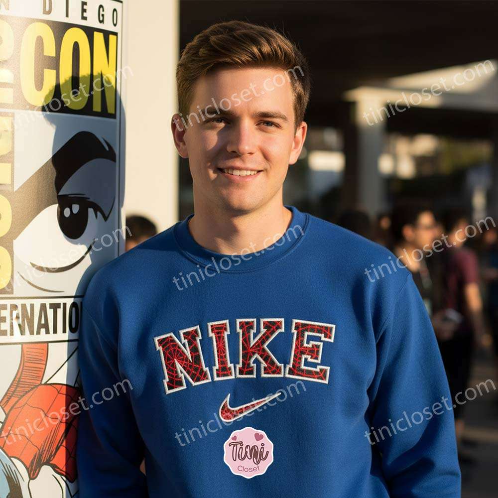 Custom Spider-Man Embroidered Hoodie, Tee & Sweatshirt Custom Spider-Man Embroidered Hoodie, Tee & Sweatshirt