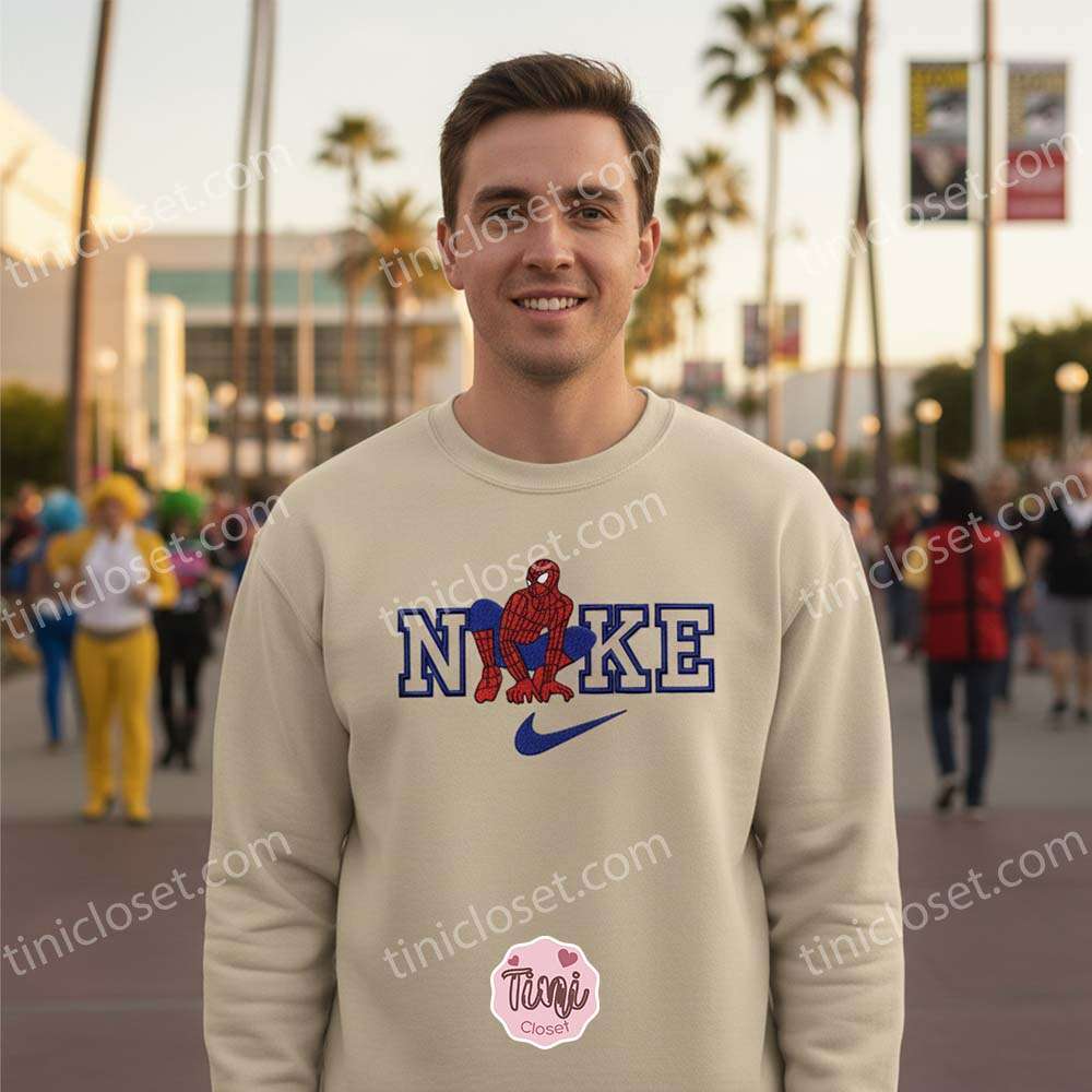 Spider-Man Movie Embroidered Hoodie, Sweatshirt, Tee Spider-Man Movie Embroidered Hoodie, Sweatshirt, Tee