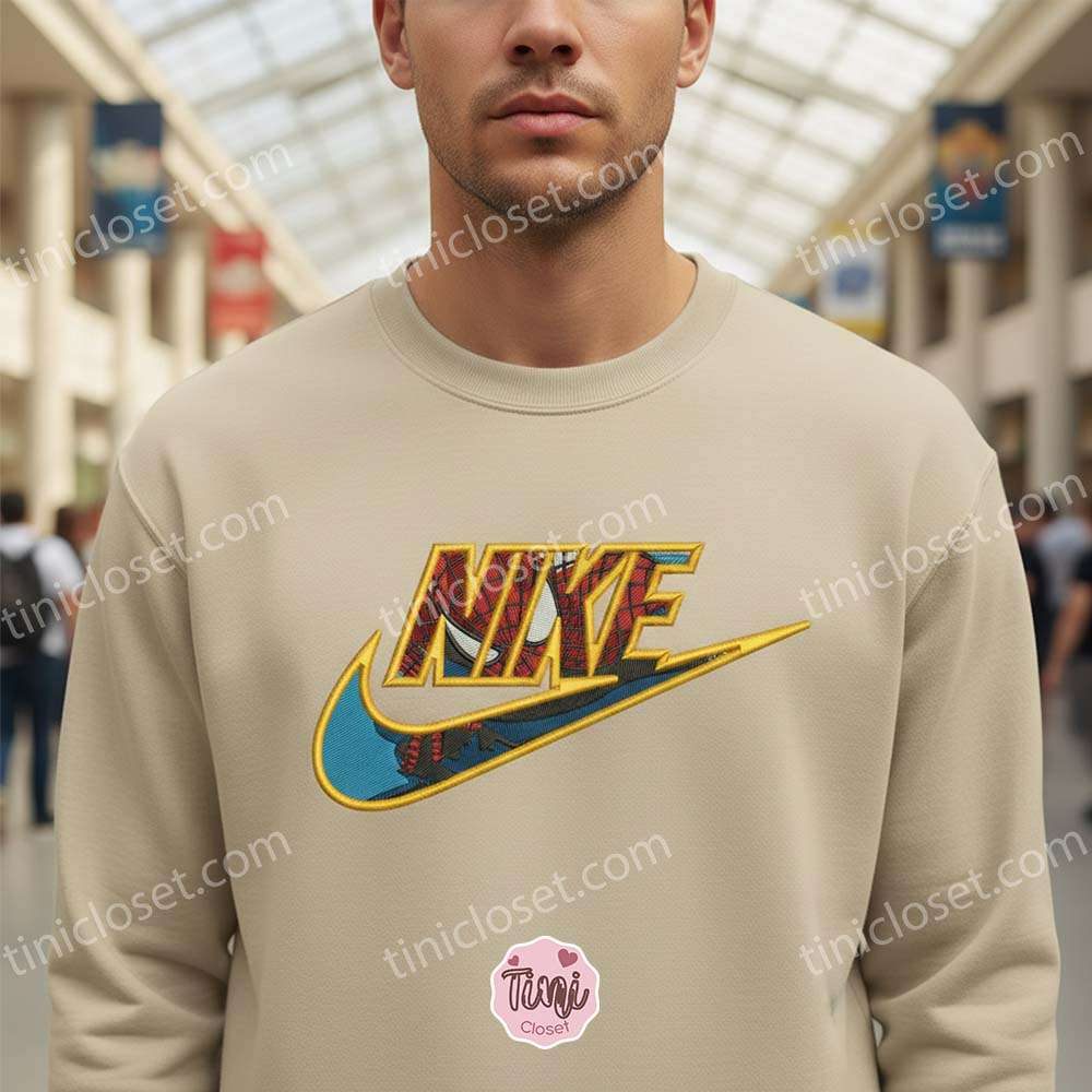 Spider-Man Marvel Universe Embroidered Sweatshirt Hoodie T-shirt Spider-Man Marvel Universe Embroidered Sweatshirt Hoodie T-shirt