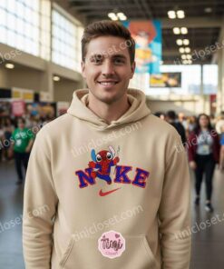 Stitch Spider Man Cartoon Embroidered Shirts & Hoodie (3)