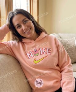 Patrick Star Embroidered Crewneck, SpongeBob SquarePants Embroidered Shirt, Cozy Gifts For Girlfriend (3)