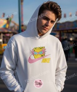 Cool SpongeBob Embroidered Sweatshirt, Retro Cartoon Sunglasses T shirt, Bestie Matching Shirts (3)