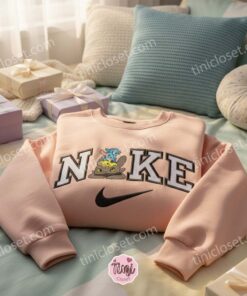 Stitch Pikachu and Toothless Embroidered Hoodie, Custom Trio Experiment 626 Sweatshirt, Dragon and Pokemon Crewneck, Gift for Friends (2)