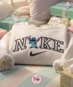 Mischievous Experiment 626 Embroidered Hoodie, Custom Stitch Sweatshirt, Minimalist Ohana Means Family Crewneck, Gift for Disney Lovers (1)