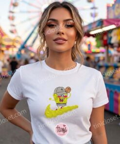 Cartoon Sponge Basketball Embroidered Sweatshirt, SpongeBob SquarePants Tee, Cool Boyfriend Hoodie Gift (1)