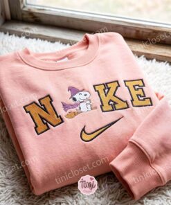 Snoopy Witch Embroidered Sweatshirt, Cute Halloween Hoodie, Cozy Gifts For Girlfriend 2 Snoopy Witch Embroidered Sweatshirt, Cute Halloween Hoodie, Cozy Gifts For Girlfriend (3)