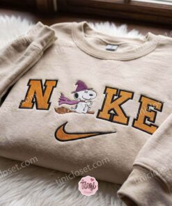 Snoopy Witch Embroidered Sweatshirt, Cute Halloween Hoodie, Cozy Gifts For Girlfriend 3 Snoopy Witch Embroidered Sweatshirt, Cute Halloween Hoodie, Cozy Gifts For Girlfriend (4)